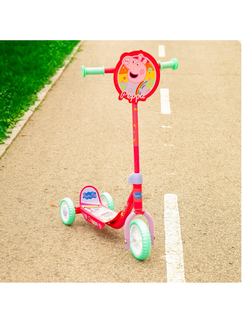 Peppa pig scooter 3 roues 58x36x65-70 cm max. 20 kg + 2 ans N/A - Kiabi