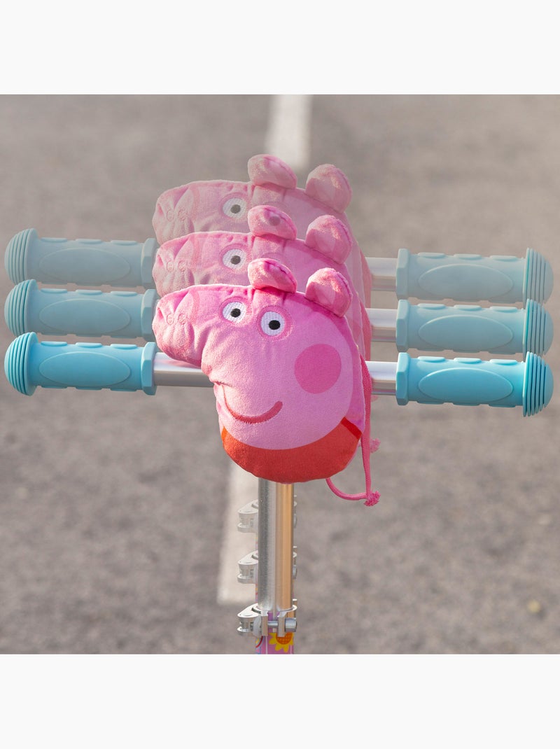 Peppa pig scooter pour enfants à 3 roues avec pochette N/A - Kiabi
