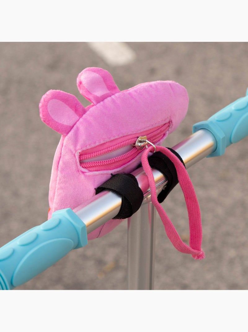 Peppa pig scooter pour enfants à 3 roues avec pochette N/A - Kiabi