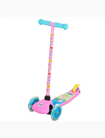 Peppa pig trottinette 55x23x68 cm 3 roues max. 20 kg avec lumières et freins