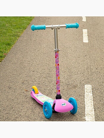 Peppa pig trottinette 55x23x68 cm 3 roues max. 20 kg avec lumières et freins