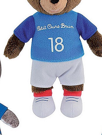 Peppa-T'choupi-Petit Ours Brun Lot De 3 Peluches Foot 18cm