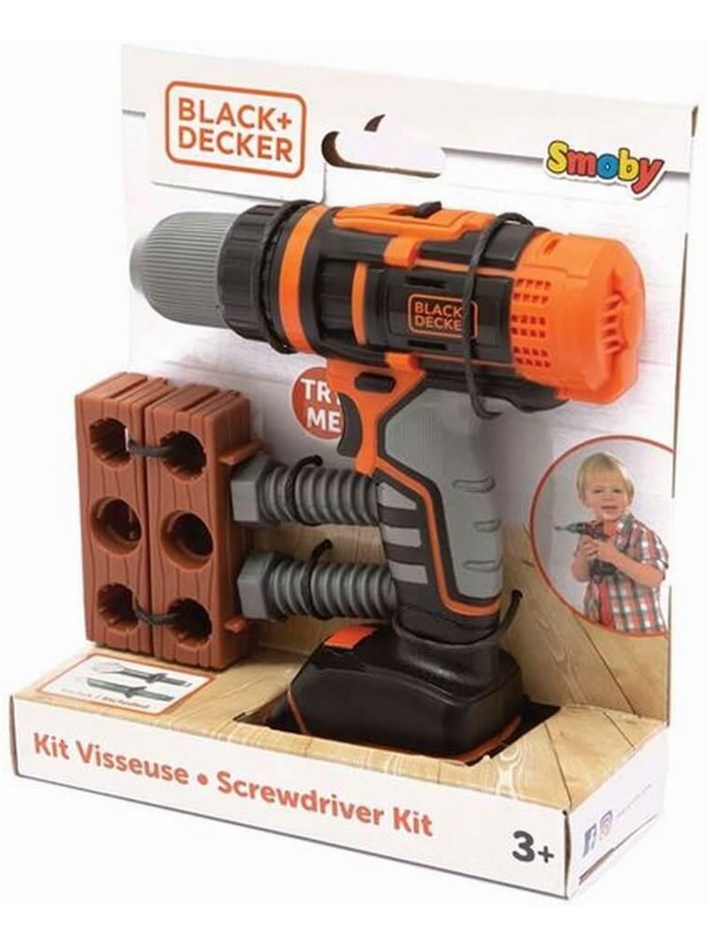 Perceuse mécanique et accessoires Black+Decker Noir - Kiabi