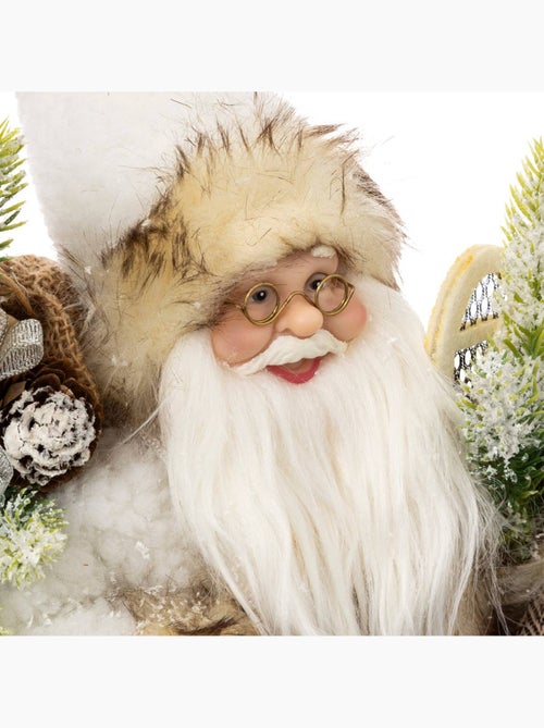 Père noël lumineux 30cm - Kiabi
