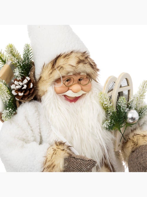 Père noël lumineux 60cm - Kiabi