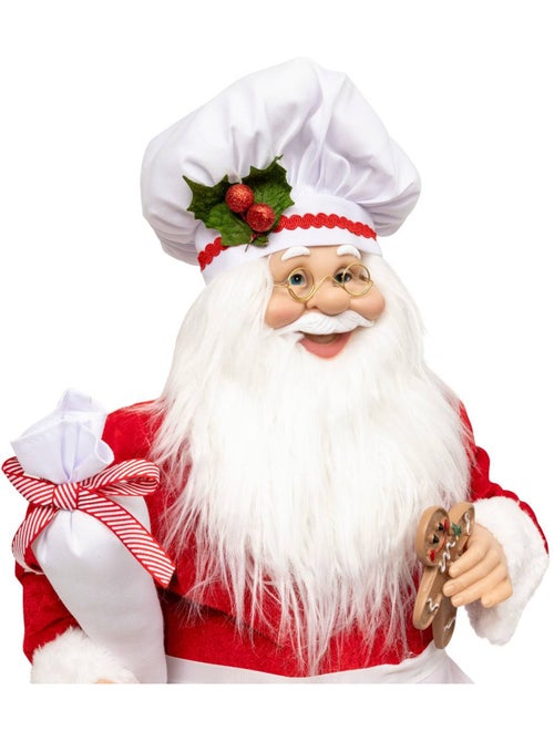 Pere noel papatissier 60cm - Kiabi