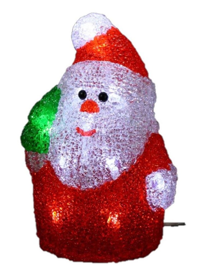 Pere noel vert lumineux à LED Rouge - Kiabi