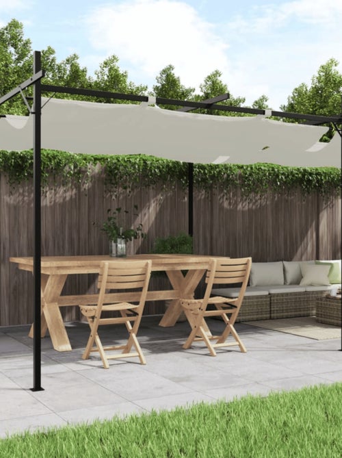 Pergola avec toit rétractable - Kiabi