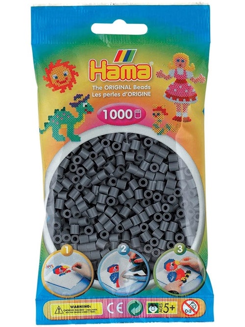 Perles à repasser 1000x gris foncé - Kiabi