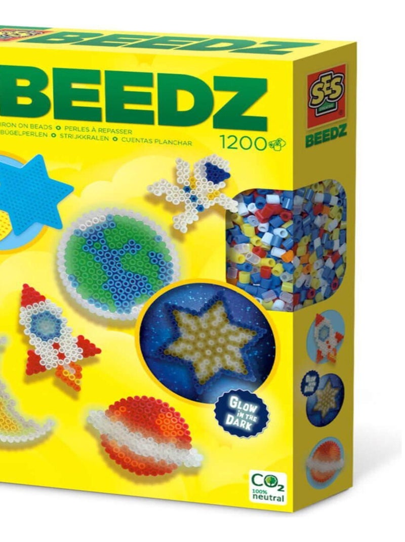Perles à repasser Beedz : Brille dans le noir N/A - Kiabi