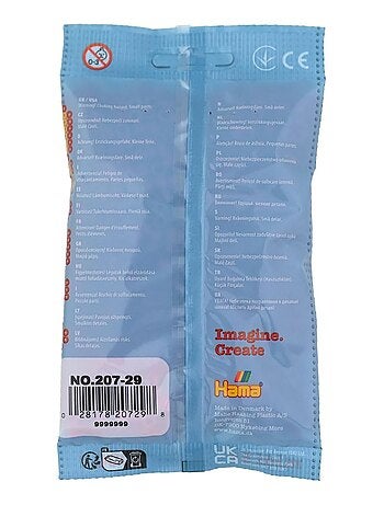 Perles à repasser en sachet env. 1000 pc coul. Lie de Vin