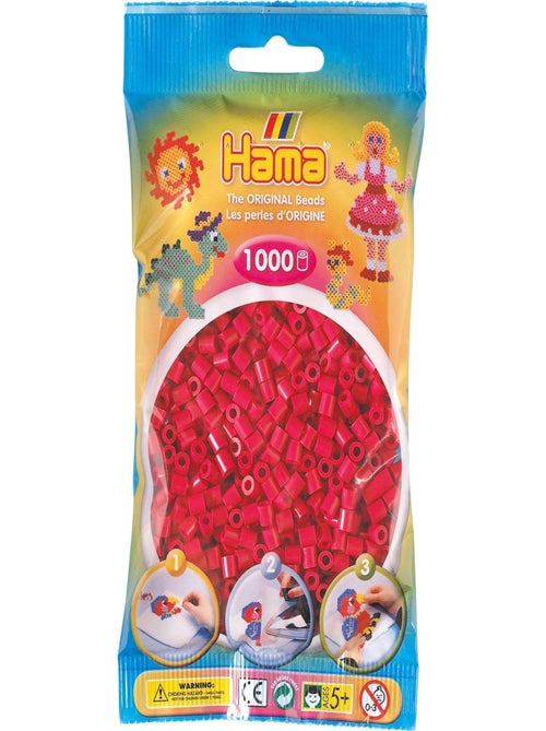 Perles à repasser en sachet env. 1000 pc coul. Lie de Vin - Kiabi