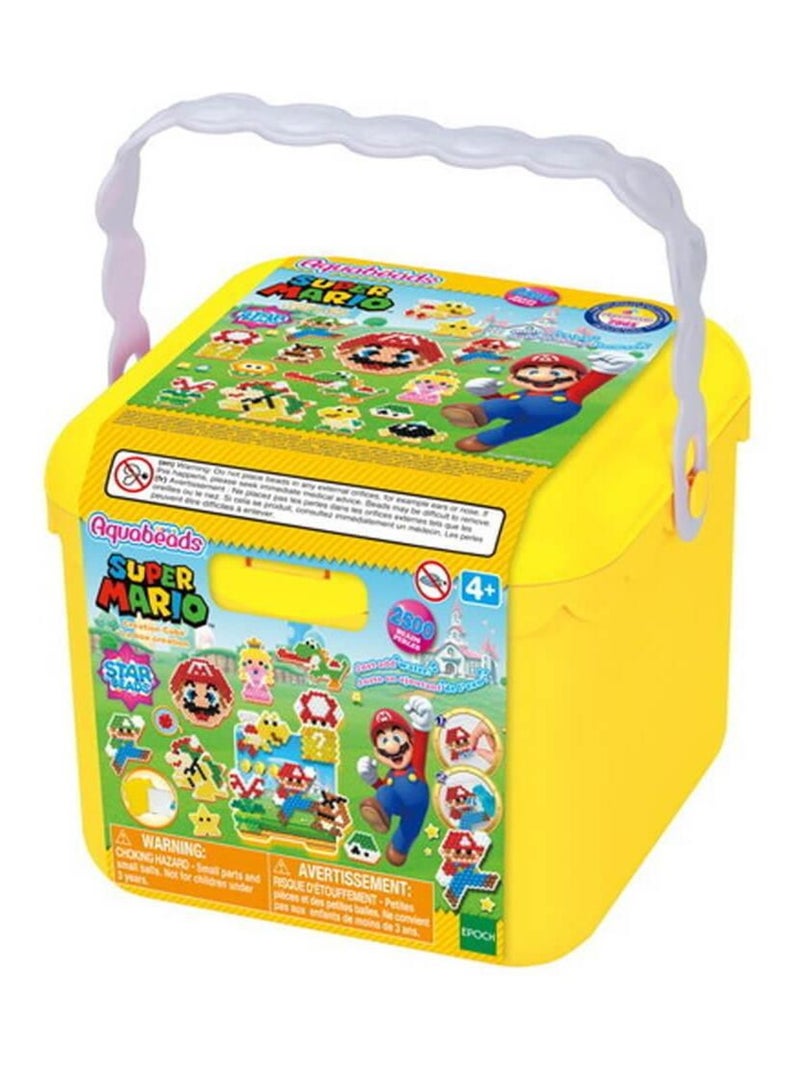 Perles Aquabeads : La box Super Mario Jaune - Kiabi