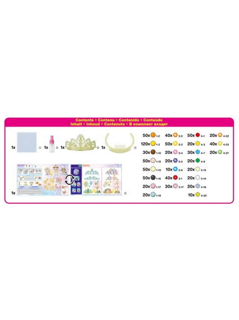 Perles Aquabeads : Le diadème des Princesses Disney Jaune - Kiabi