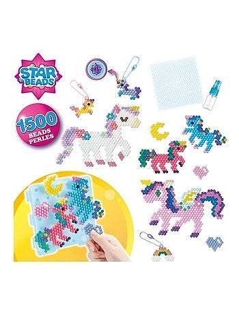 Perles Aquabeads : Les licornes féériques