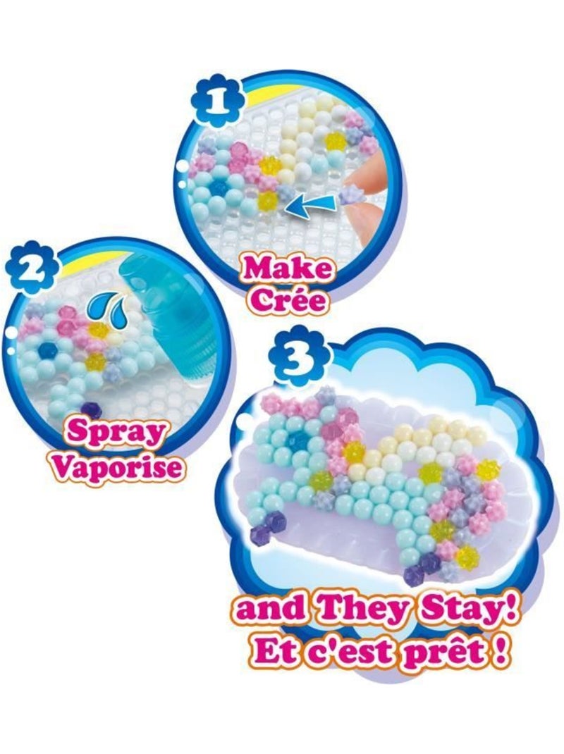 Perles Aquabeads : Mes accessoires féériques à créer Rose - Kiabi