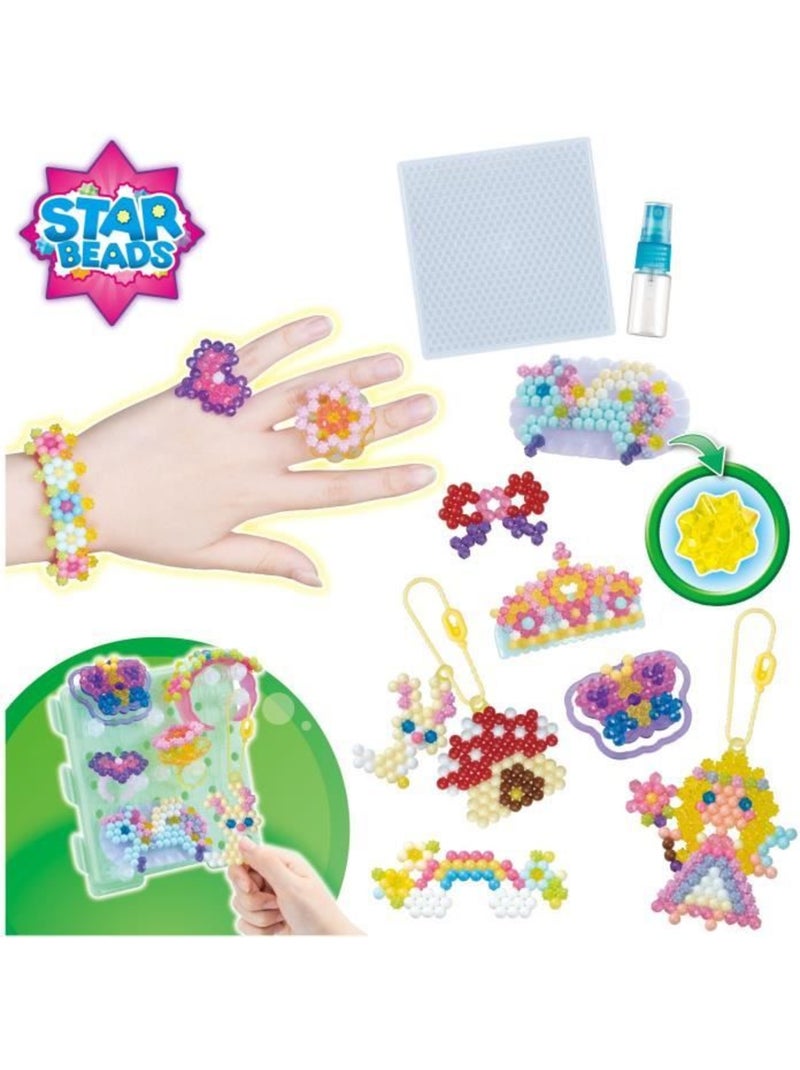 Perles Aquabeads : Mes accessoires féériques à créer Rose - Kiabi