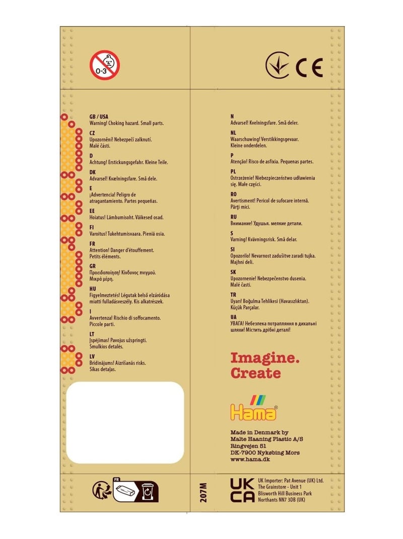 Perles en sachet - 6 Couleurs N/A - Kiabi