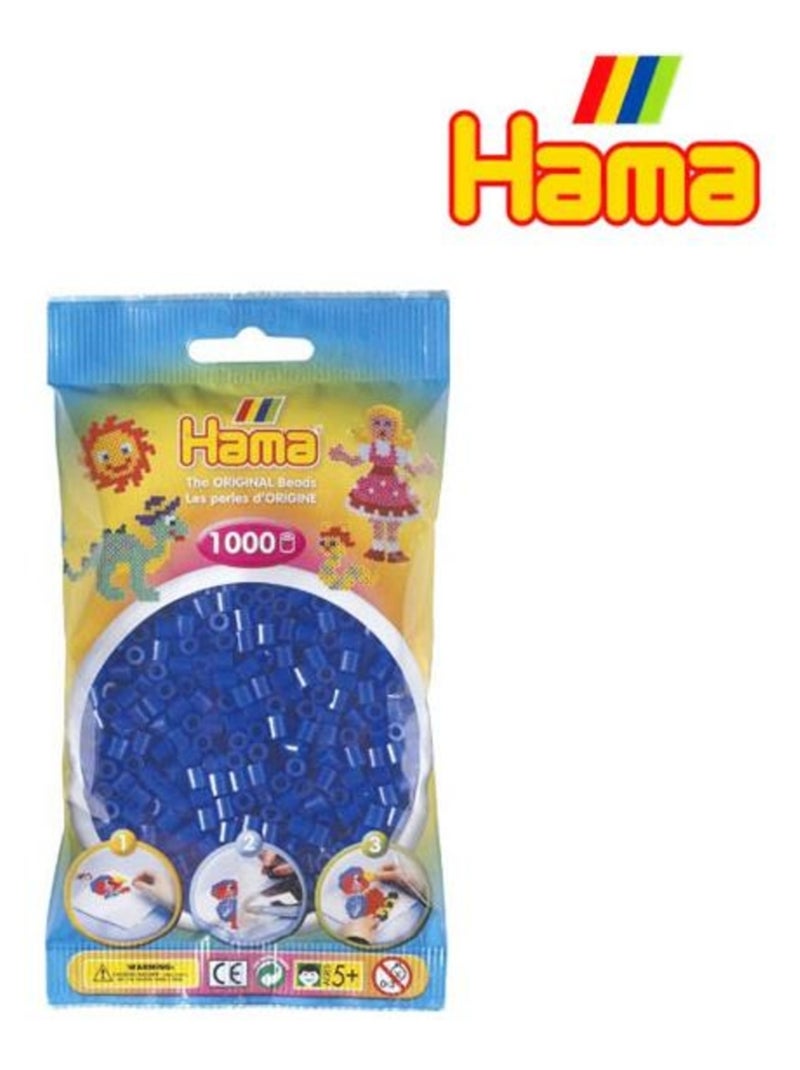 Perles en sachet - Bleu néon Bleu - Kiabi