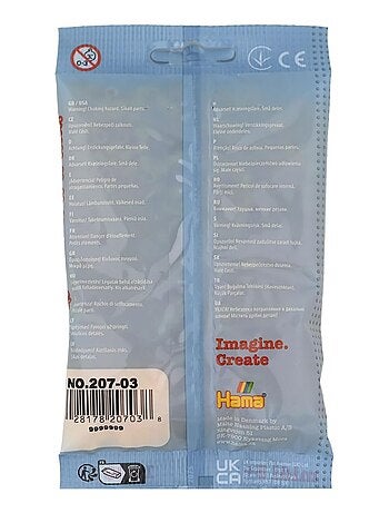 Perles en sachet - Jaune