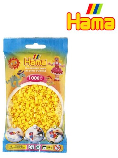 Perles en sachet - Jaune - Kiabi