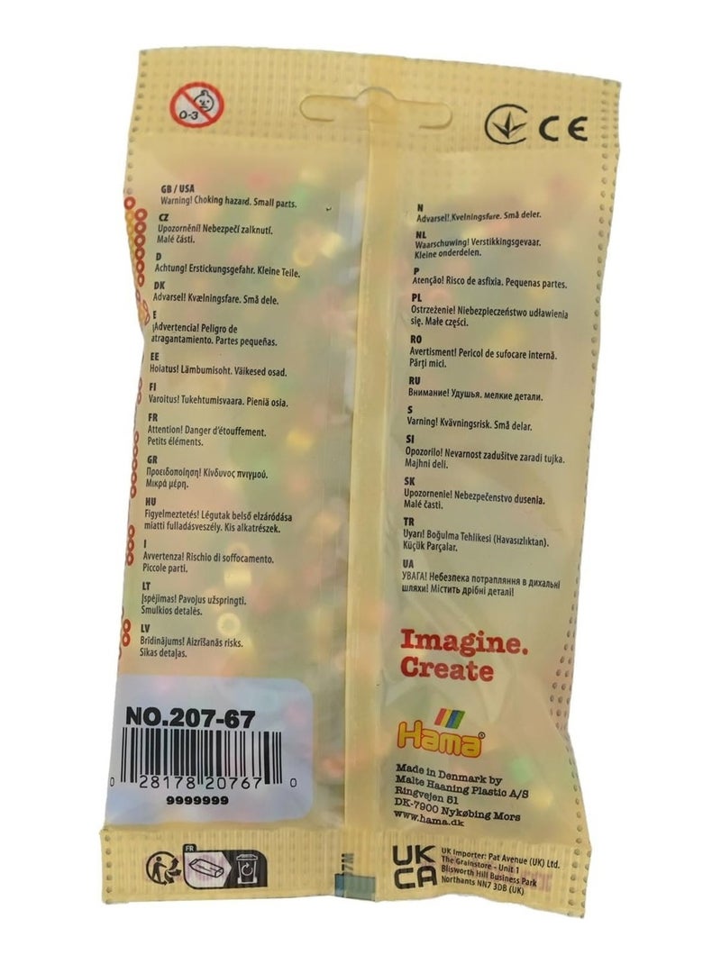 Perles en sachet - Mélange Multicolore - Kiabi