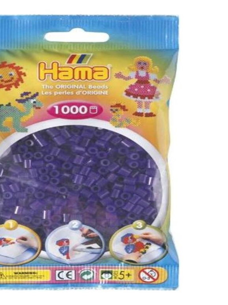 Perles en sachet - Violet transparent N/A - Kiabi