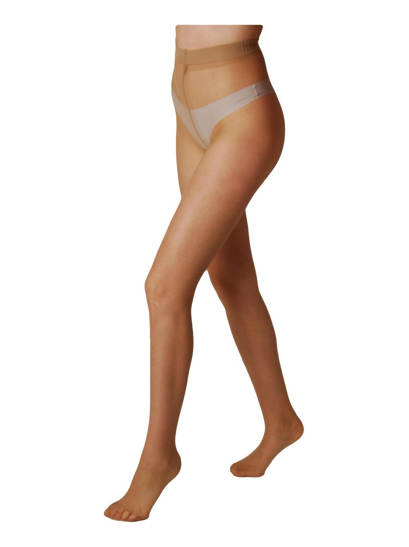 Permaneo 20den Collants  Pas De Fil Beige - Kiabi