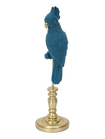 Perroquet décoratif bleu H37 - Kiabi