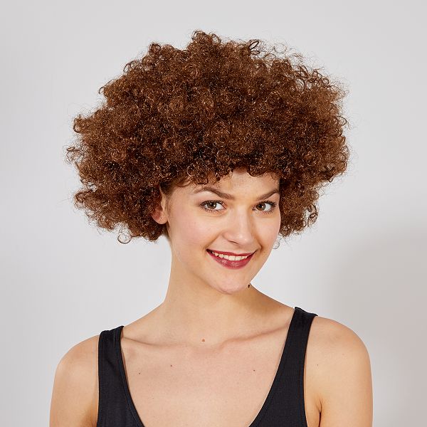 perruque bouclée afro