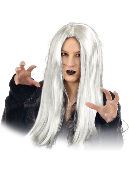 Perruque Halloween cheveux longs déguisement - Kiabi