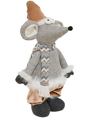 Personnage de noël forêt télescopique h. 130 cm
