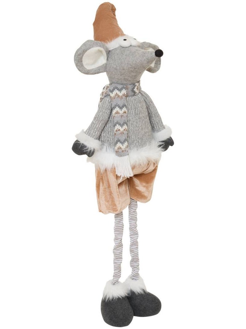 Personnage de noël forêt télescopique h. 130 cm Multicolore - Kiabi