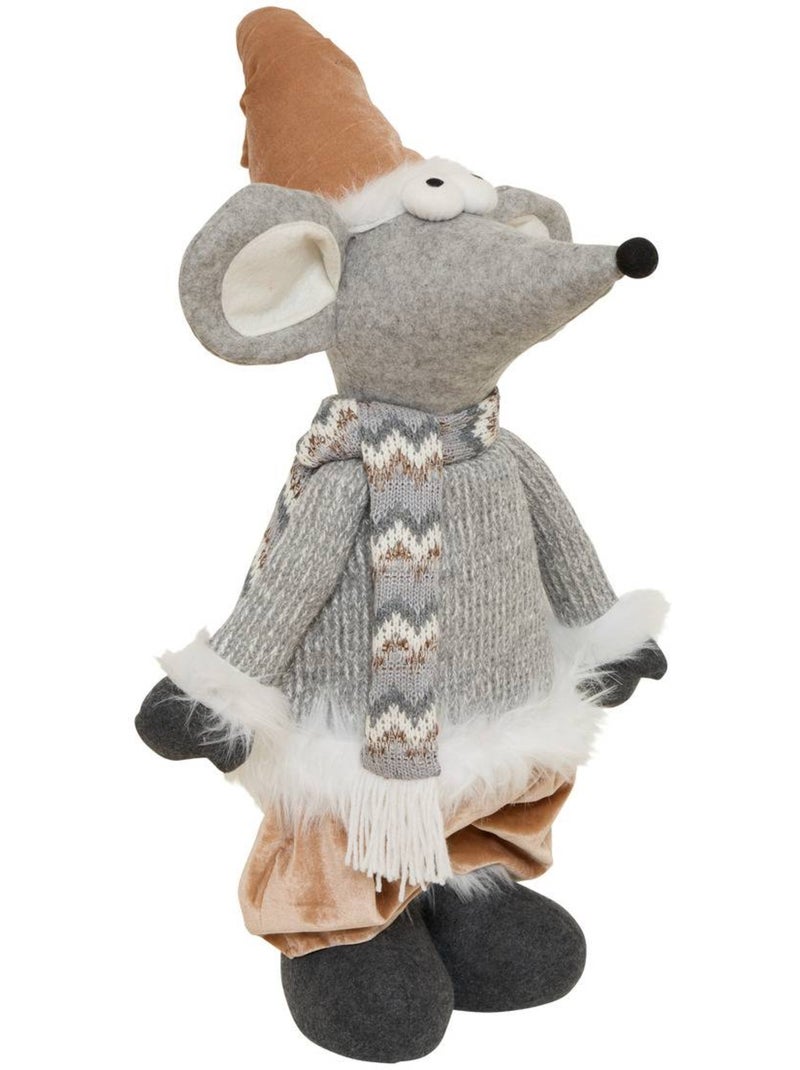 Personnage de noël forêt télescopique h. 130 cm Multicolore - Kiabi