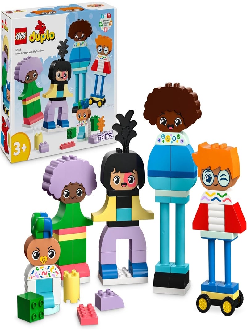 Personnages à construire aux différentes émotions Multicolore - Kiabi