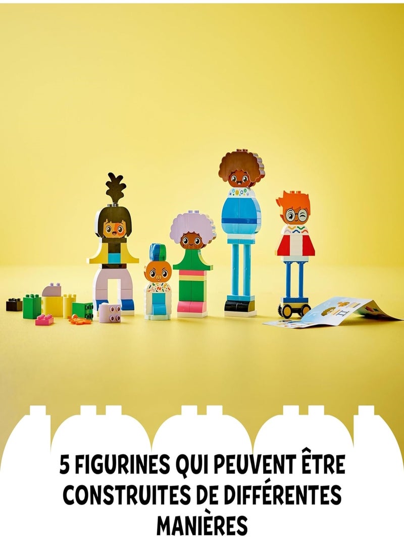 Personnages à construire aux différentes émotions Multicolore - Kiabi