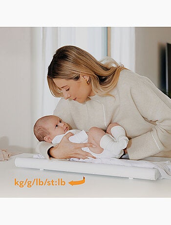 Pèse-bébé électronique - LIONELO - 20 kg - fonction de tare - mémoire de dernière mesure