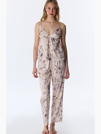 Petal pantalon de pyjama en satin penti