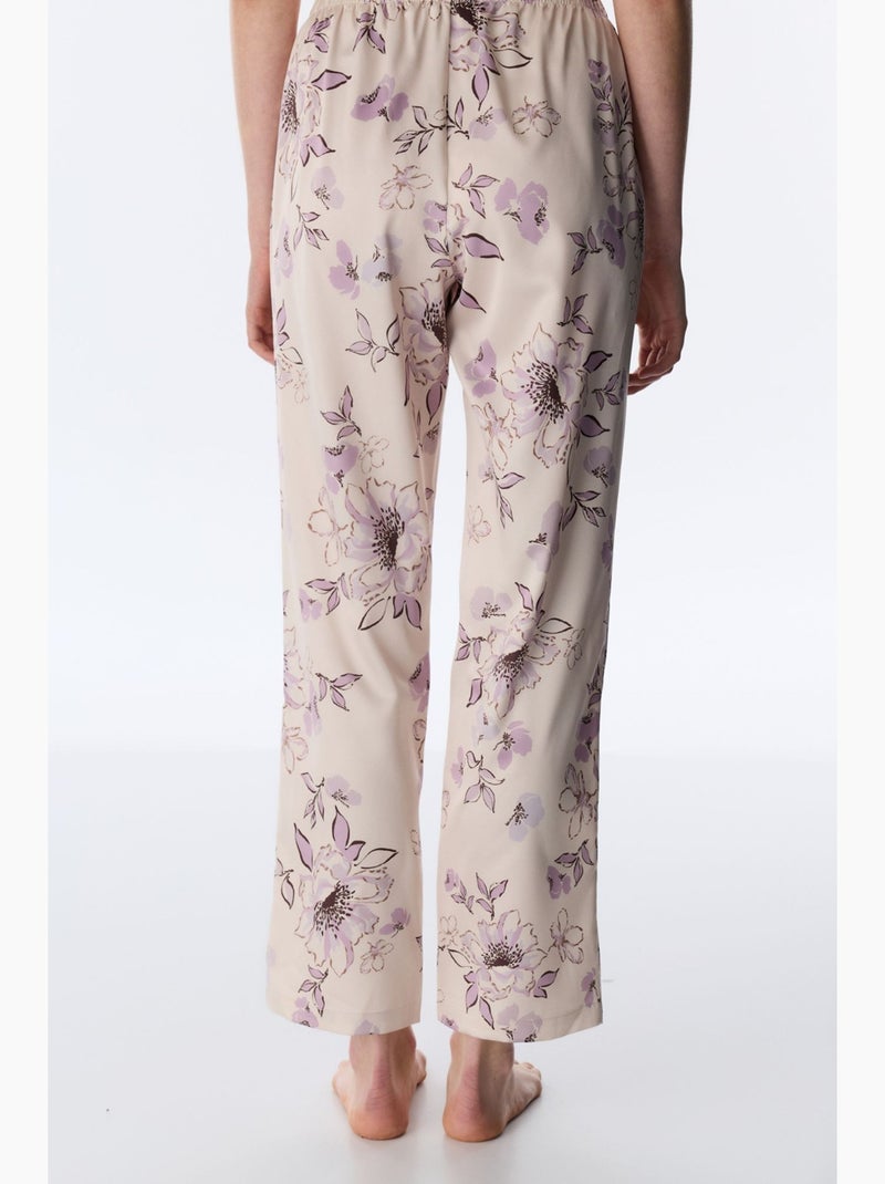 Petal pantalon de pyjama en satin penti Beige naturel - Kiabi