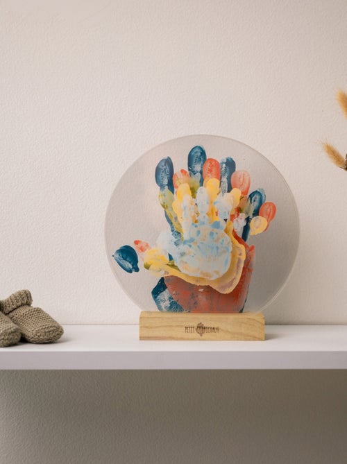 Petit Artichaut - Cadre empreintes Family Colors - Kiabi