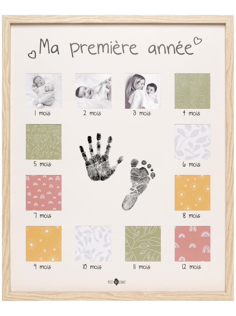 Petit Artichaut - Cadre Ma Première Année Beige - Kiabi