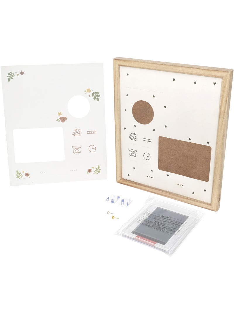 Petit Artichaut - Cadre maternité à empreintes Beige - Kiabi