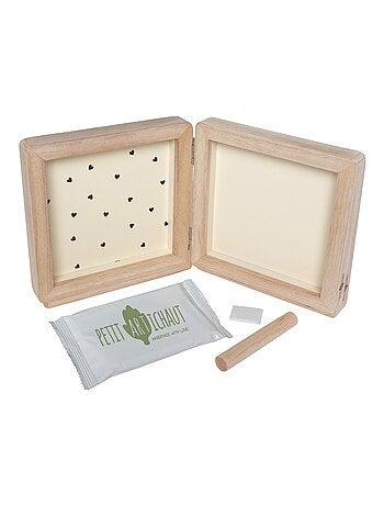 Petit Artichaut - Cadre photo empreintes Double Jolis Cœurs