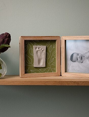 Petit Artichaut - Cadre photo empreintes Double Jolis Cœurs