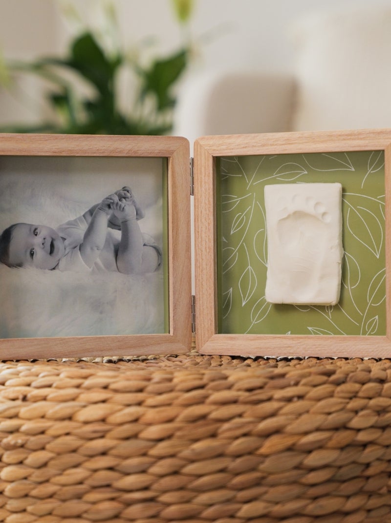 Petit Artichaut - Cadre photo empreintes Double Olive Tree Vert - Kiabi