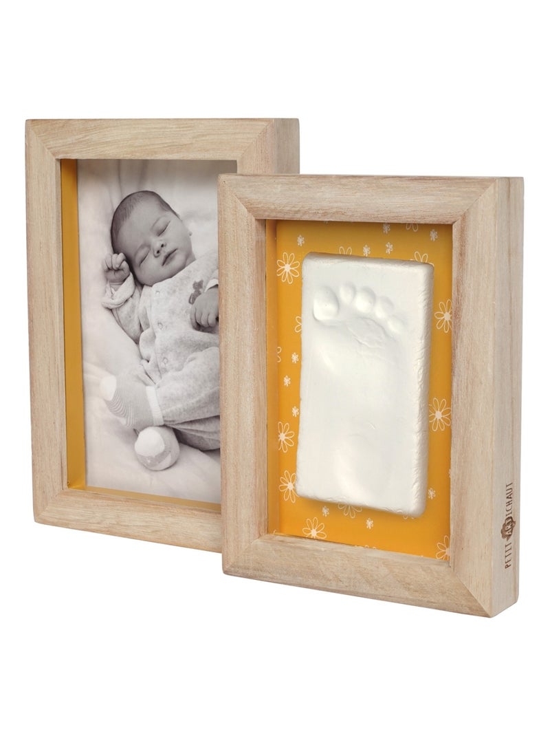 Petit Artichaut - Cadre photo empreintes Duo Daisy Marron - Kiabi