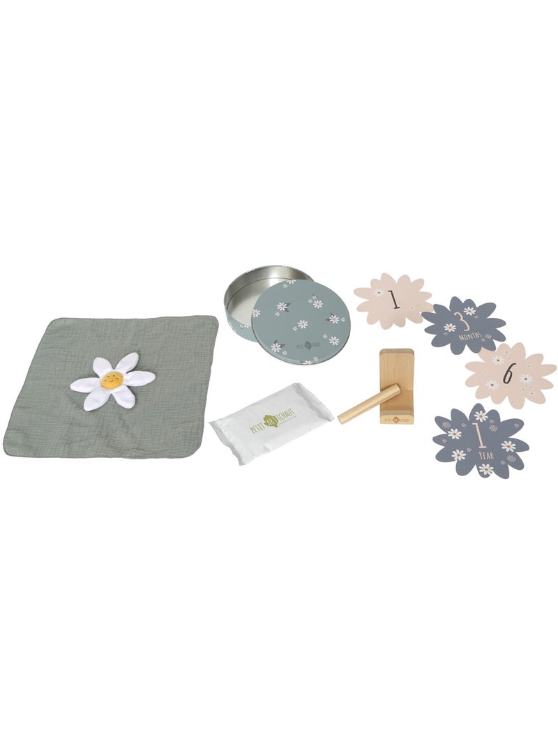 Petit Artichaut - Coffret naissance à empreintes Bleu - Kiabi