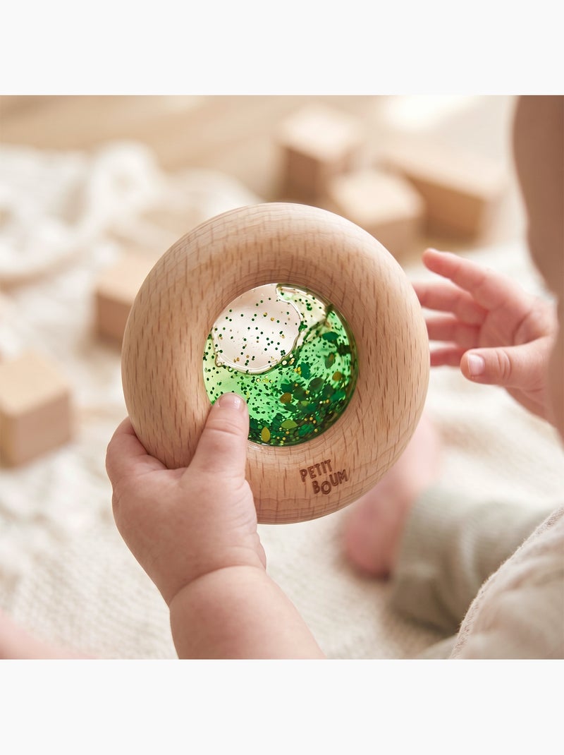 Petit Boum | Hochet sensoriel Donut Calme Vert - Kiabi