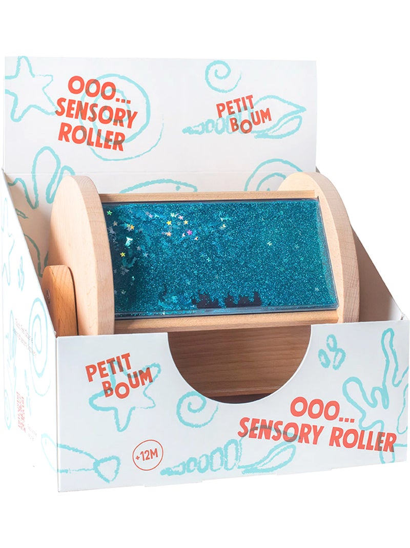 Petit Boum | Roue sensorielle en bois pour bébé Bleu - Kiabi