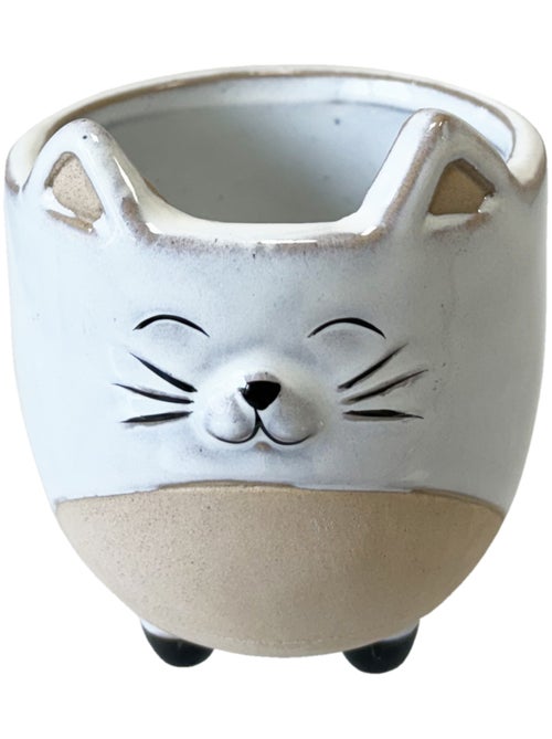 Petit cache pot chat - Kiabi